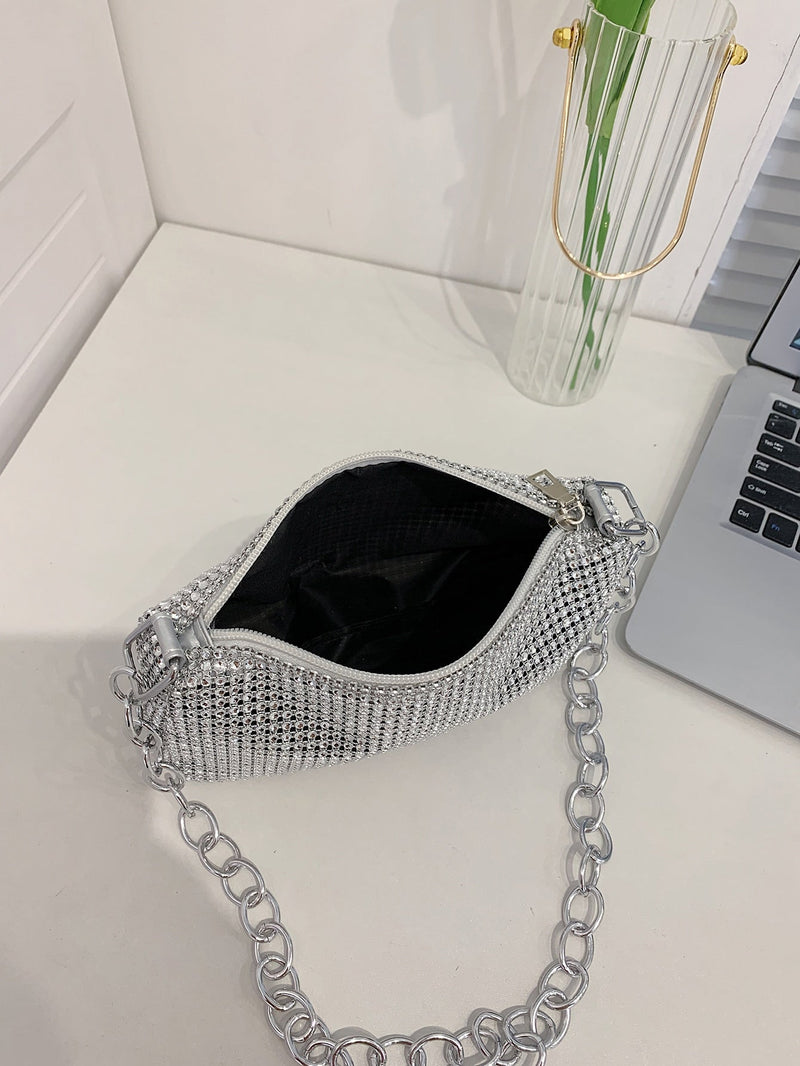 Bolsa Chain Brilho Minimalista